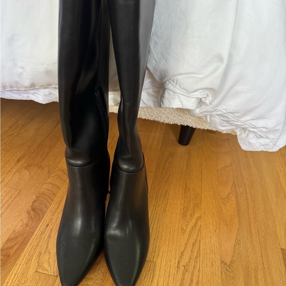 Coconuts by Matisse Black Heeled Knee-High Boots brand new size 6.5 - Picture 6 of 11